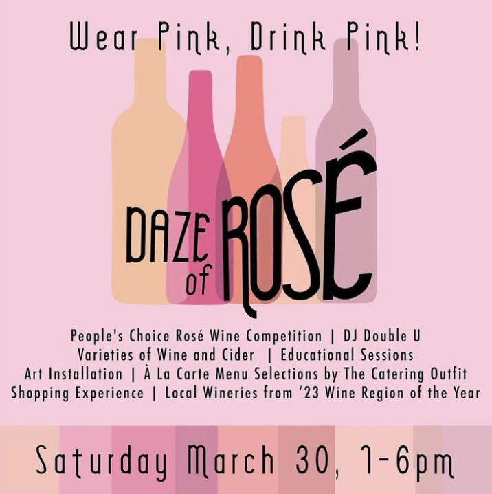 Daze of Rose at Castle Hill Cidery in Charlottesville, Virginia.